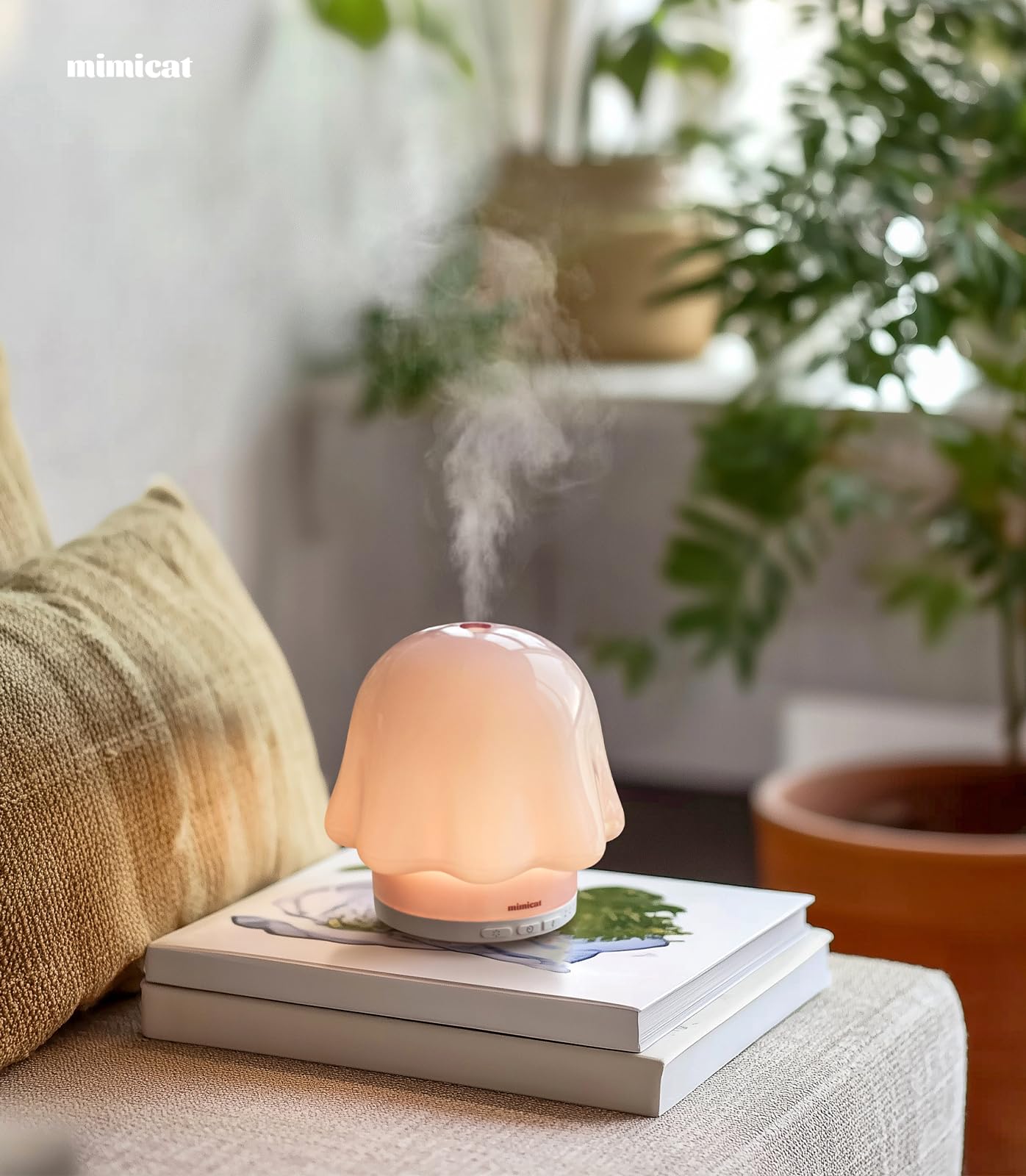 mimicat gift-ready aromatherapy diffuser for thoughtful present