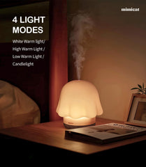 mimicat ultrasonic cool mist quietly disperses essential oils