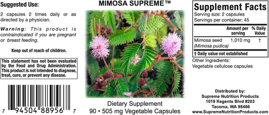 90-count Mimosa Pudica seed capsules side view