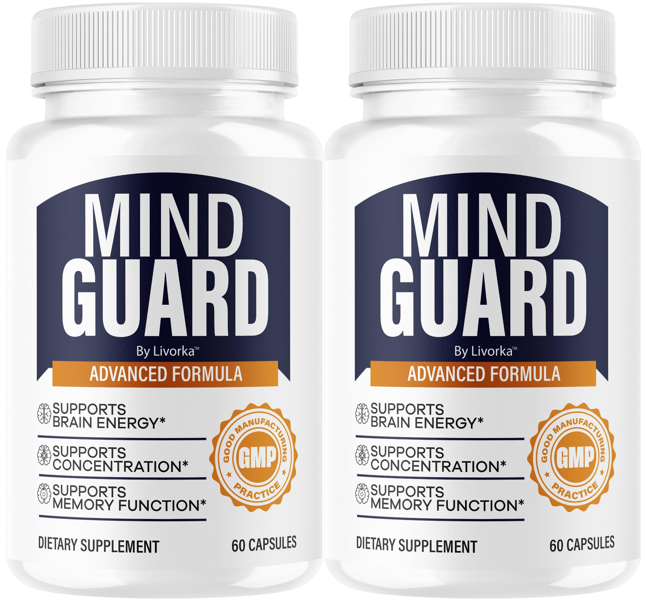 Mind Guard Brain Supplement bottle front view