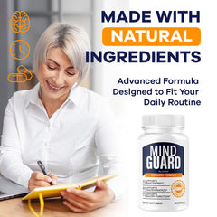 Two Mind Guard Brain Supplement bottles side by side