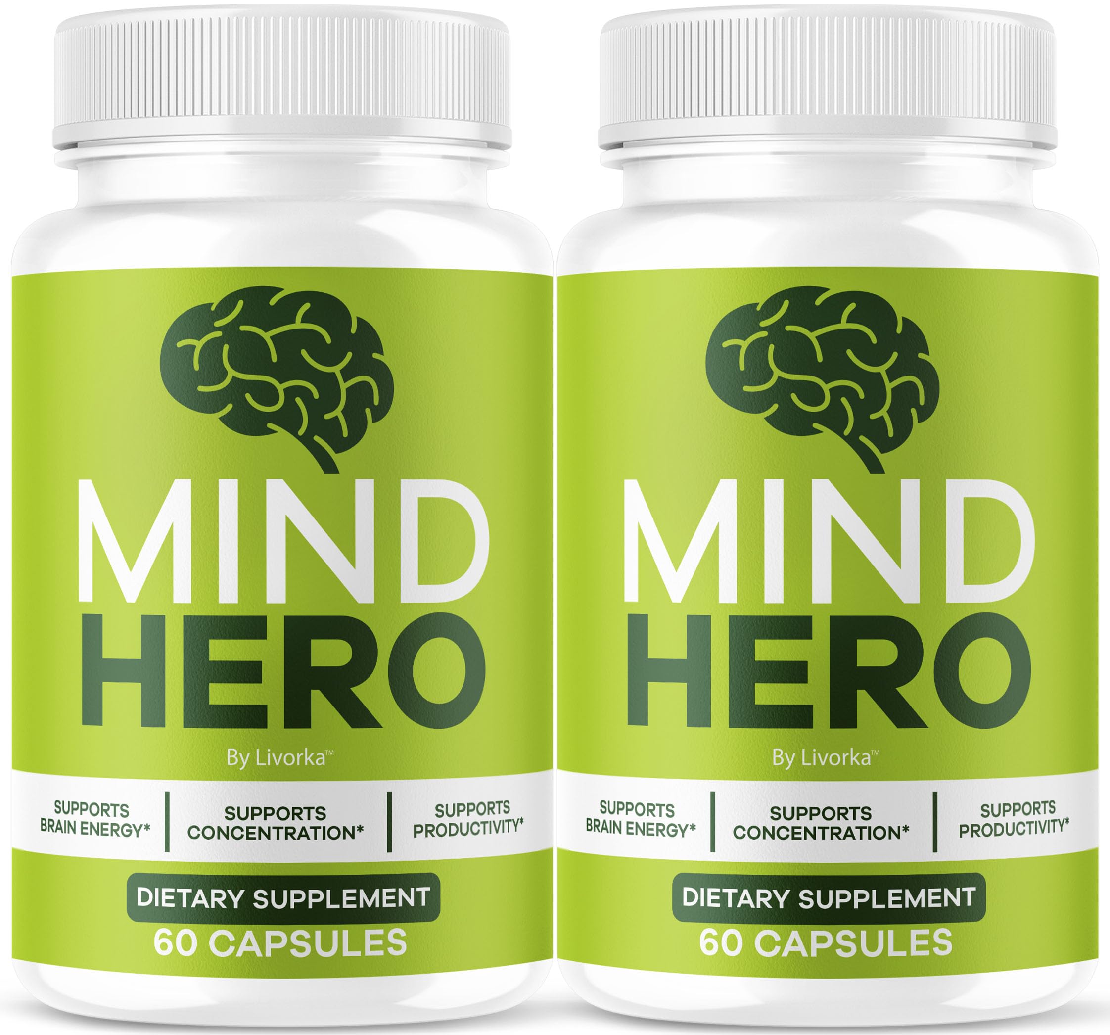 Mind Hero Capsules bottle close-up