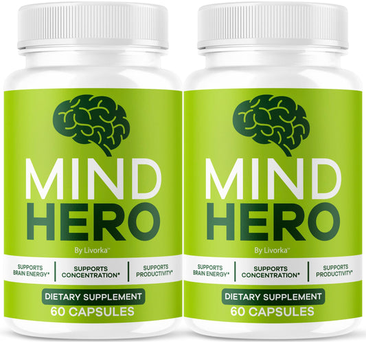 Mind Hero Capsules bottle close-up