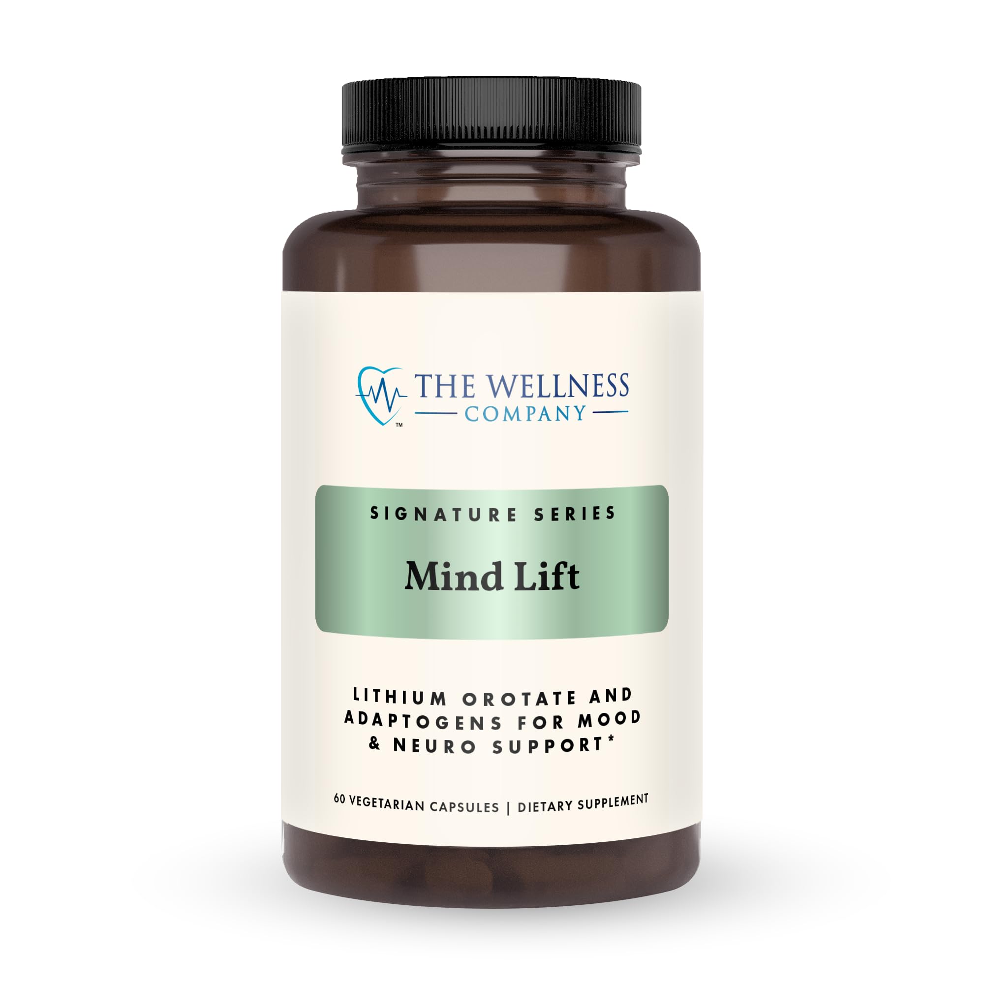 Mind Lift bottle front label with product name