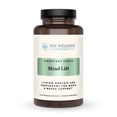 Mind Lift bottle front label with product name