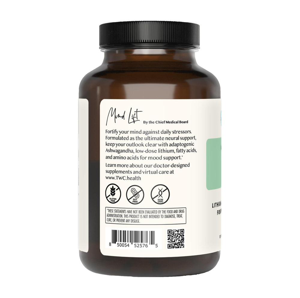 Mind Lift product highlighting mood and focus benefits