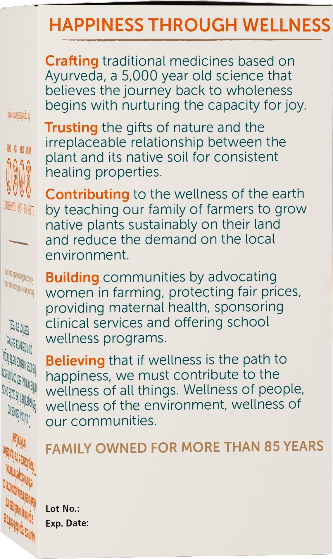MindCare vegan and non-GMO certified label