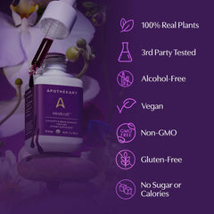 Berry-forward flavor notes of Mindcraft liquid drops