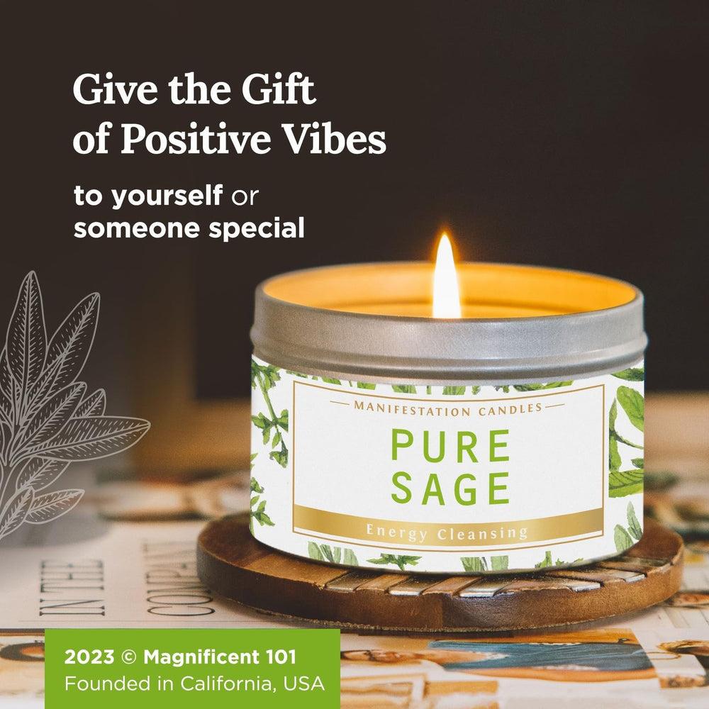 Aromatherapy candle for mindful living and ambiance