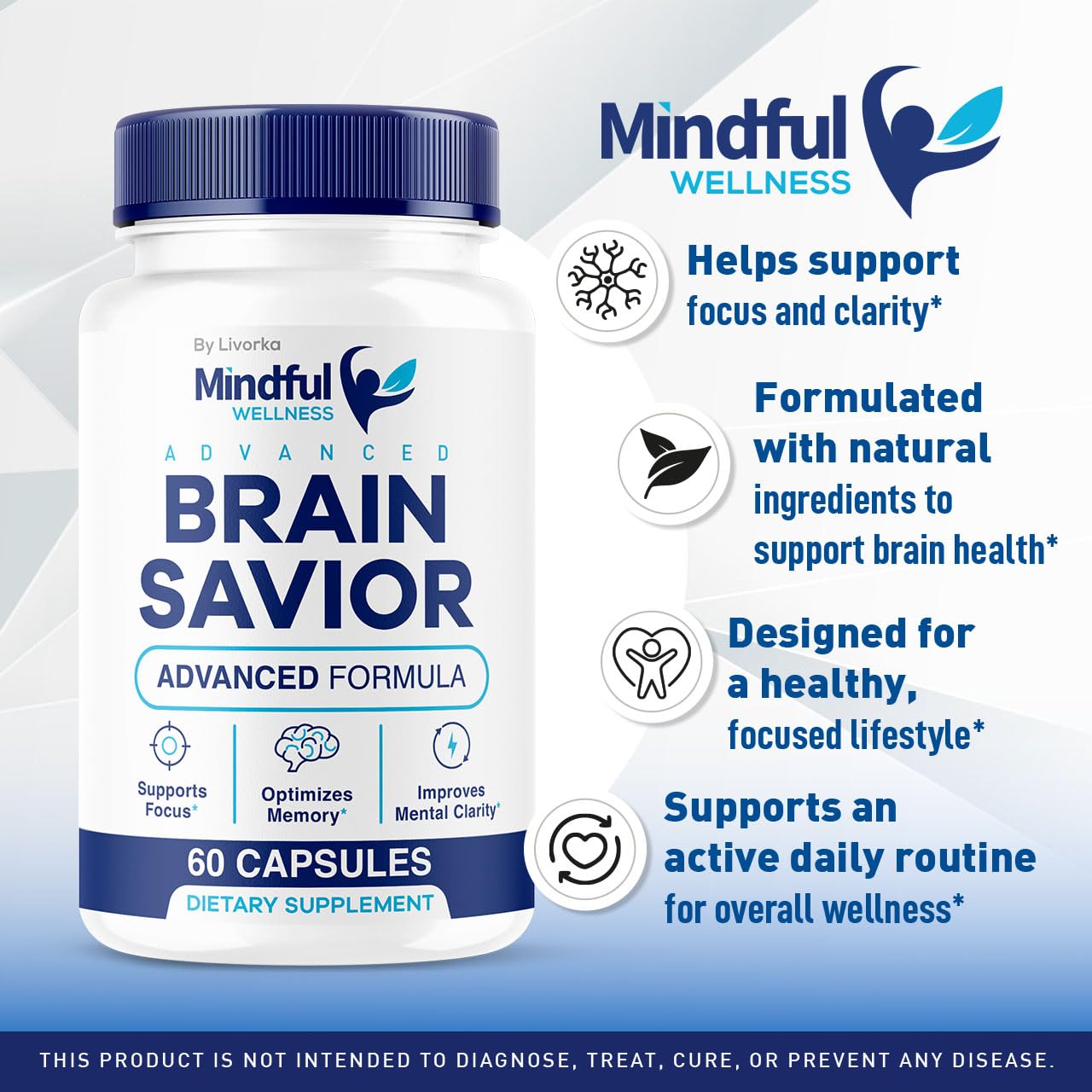 Official Mindful Wellness supplement pills packaging