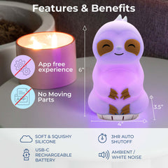 Mindsight Breathing Buddha color breathing modes demonstrate easy open eyed calm practice