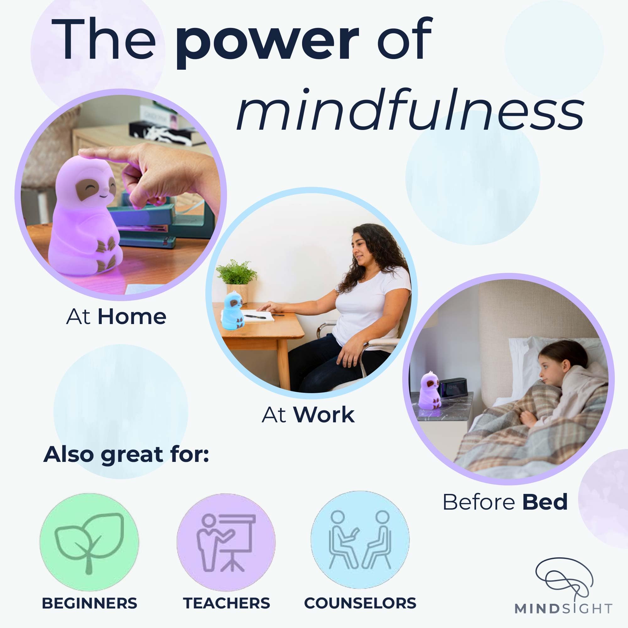 Mindsight Breathing Buddha silicone texture feel supports durable kid and adult friendly use
