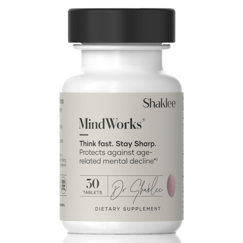 MindWorks brain health tablet close-up