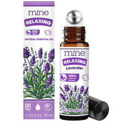 Mine Lavender Essential Oil Roll On bottle front view