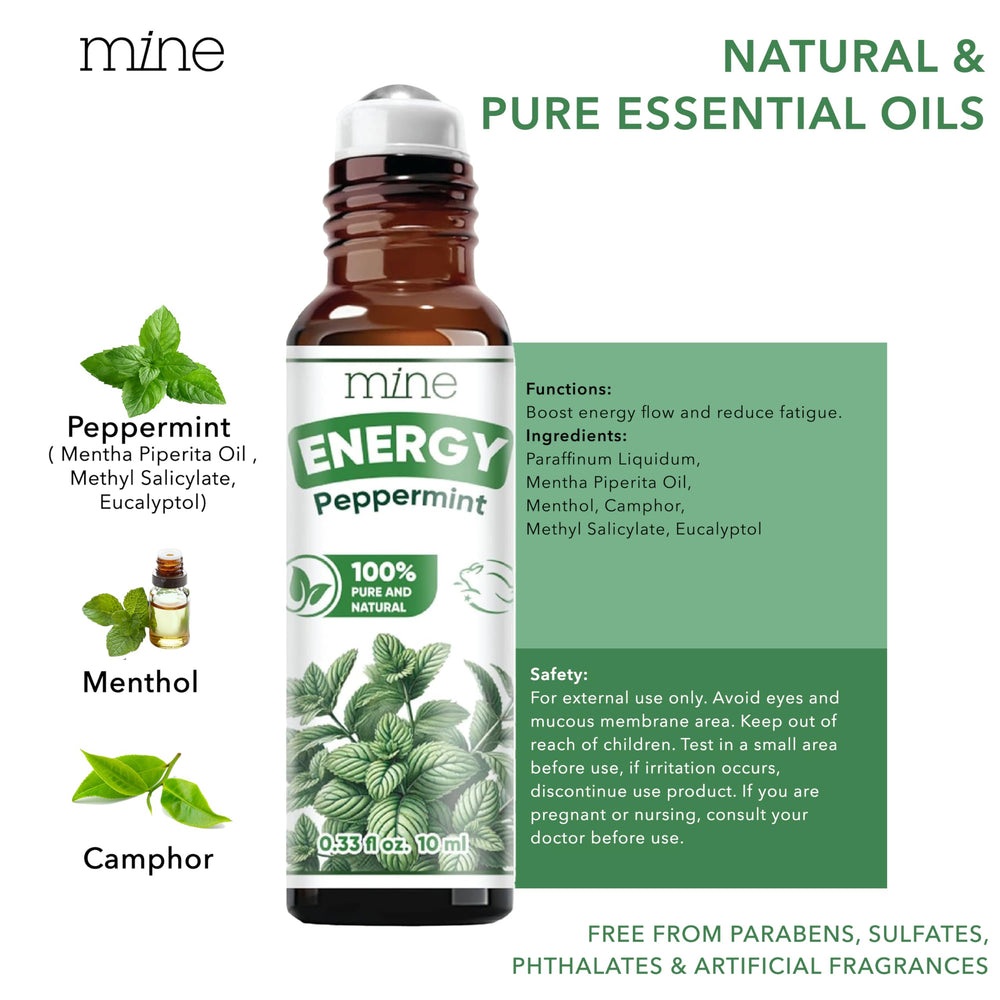 Natural ingredients and soothing peppermint scent