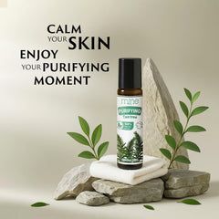 Close-up of Mine Tea Tree Roll-On bottle