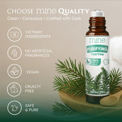 Side view of Mine Tea Tree Roll-On product