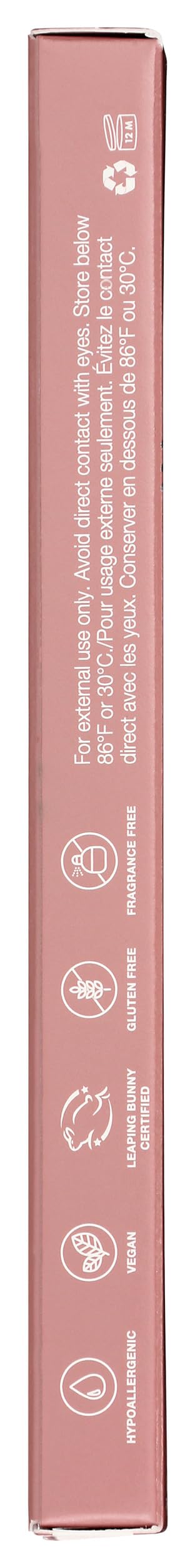 Mineral Fusion coal eye pencil on eyelid yields defined, bold look.