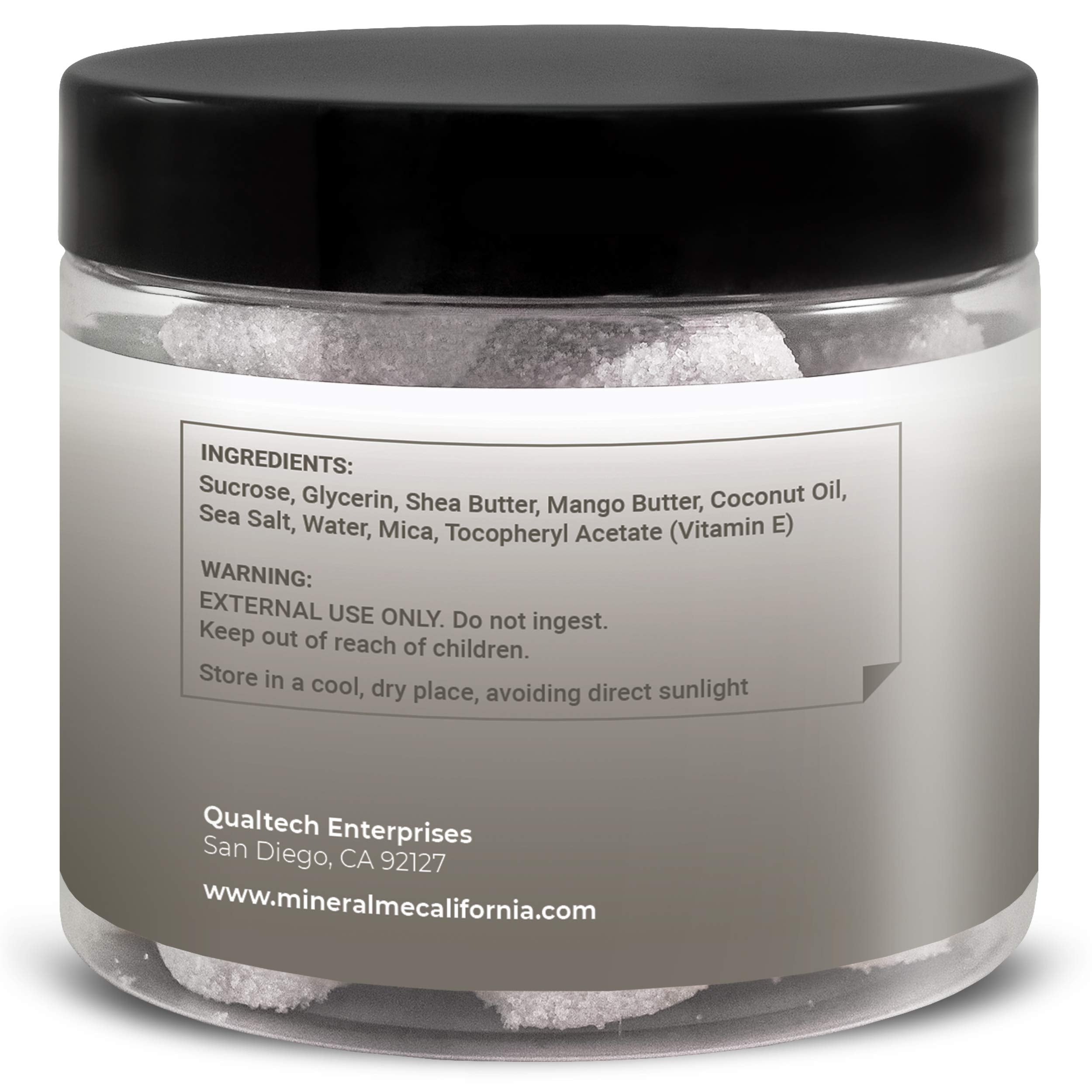 Coconut aroma from Mineral Me California exfoliant.