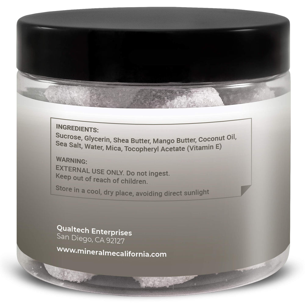 Coconut aroma from Mineral Me California exfoliant.