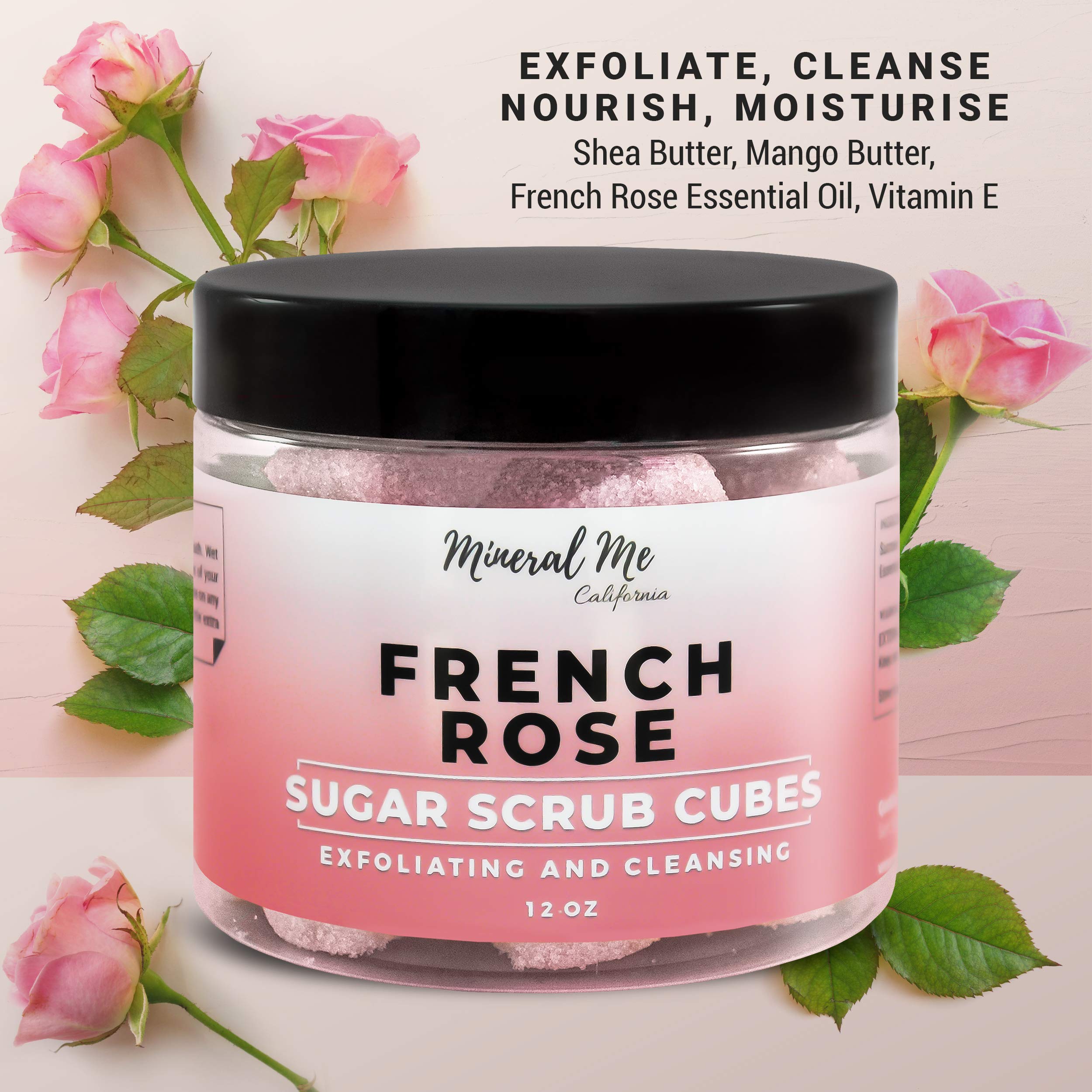 Mineral Me California handcrafted premium exfoliating cubes