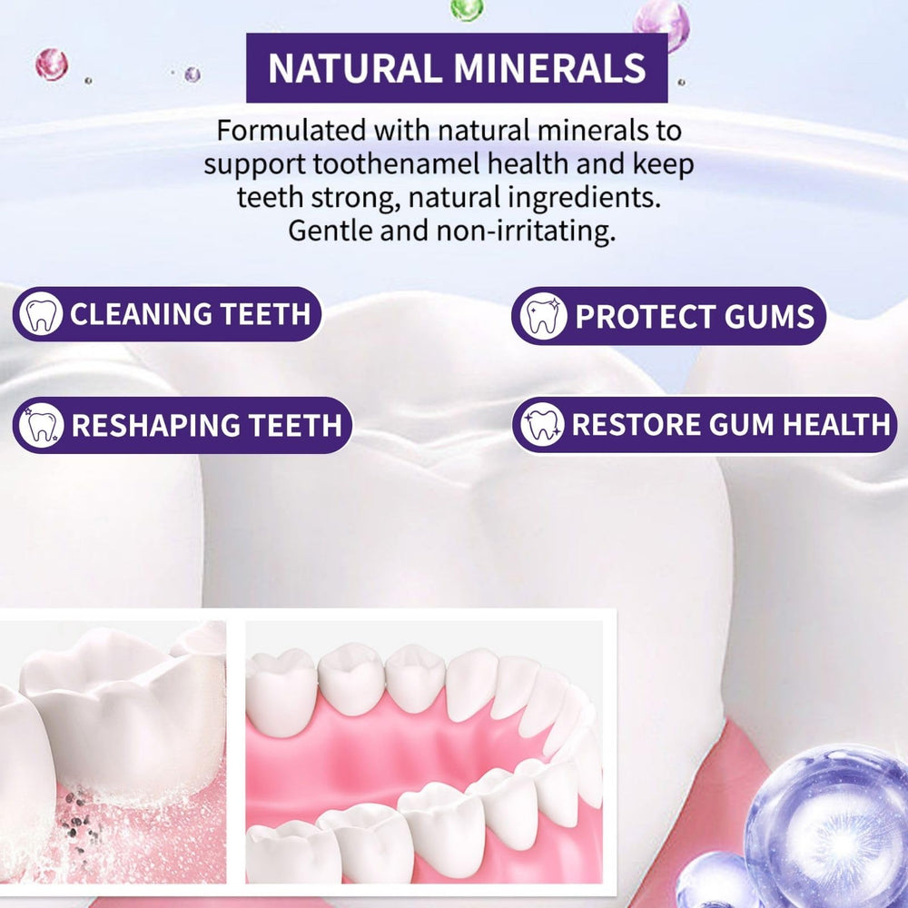 Mineral tooth powder packaging