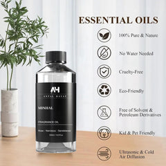 Minhal 500mL diffuser oil packaging and bottle