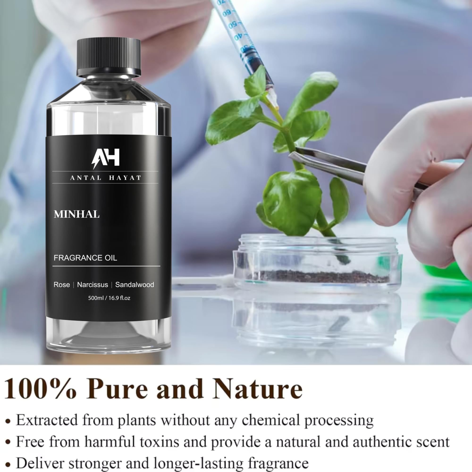 Ultrasonic diffuser in use with Minhal diffuser oil