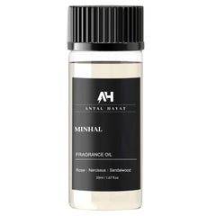 Minhal Iris de Nuit diffuser oil 50ml bottle with label