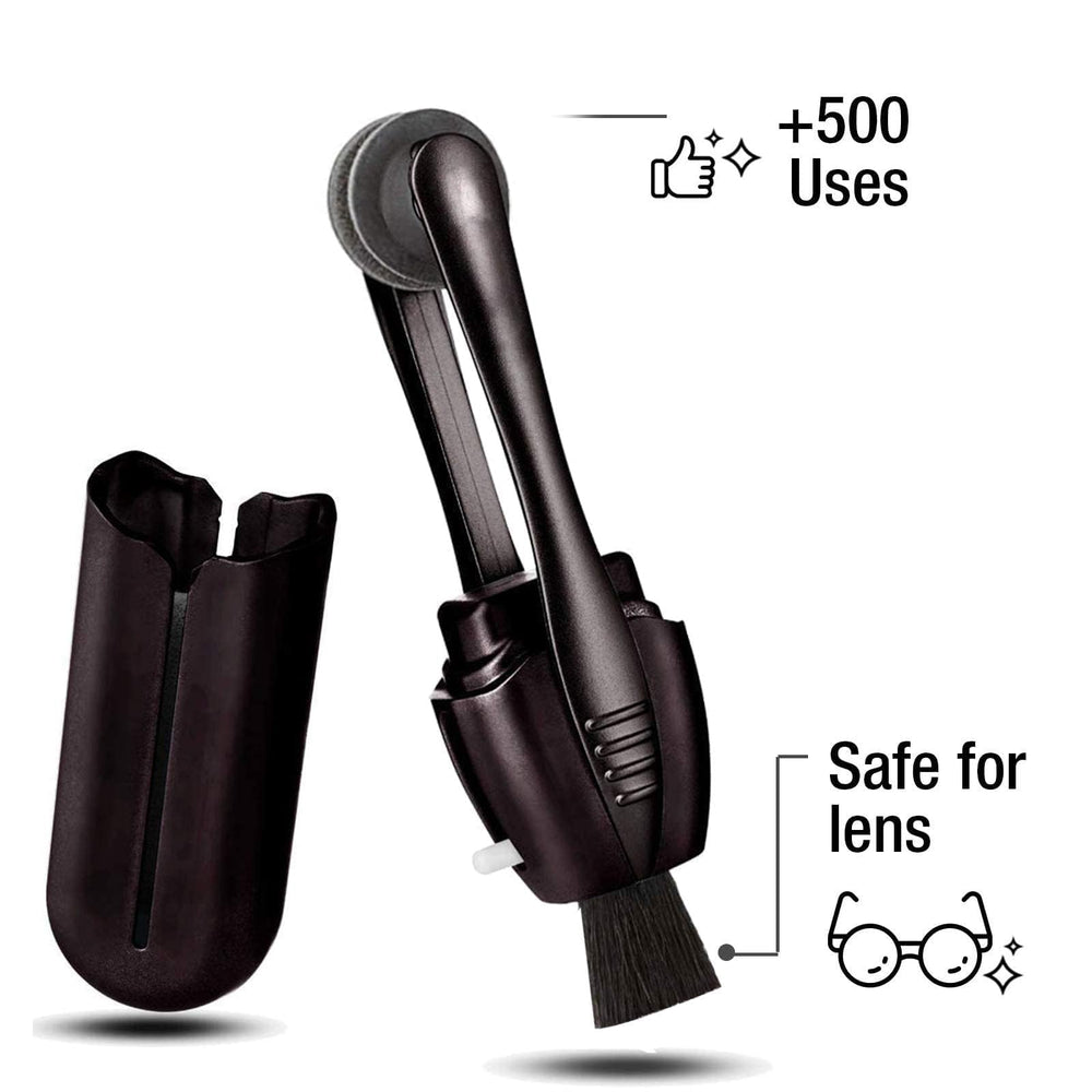 Mini glasses lens cleaner dimensions 3.75 x 1.18 inches