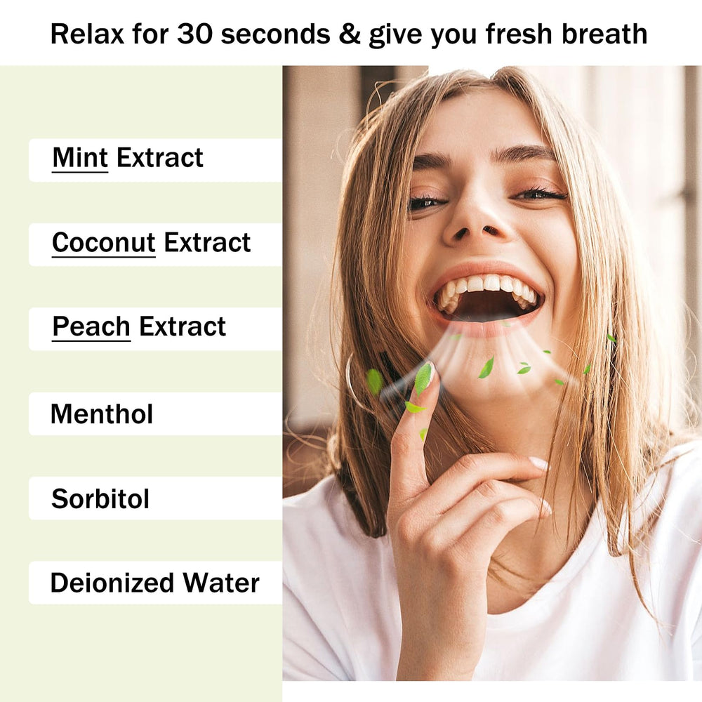 Mint flavor mouthwash sachets