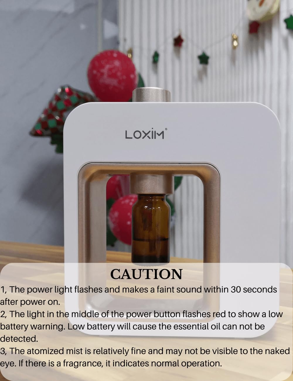 Minidiva Personal Diffuser with 8-hour battery life enables extended aromatherapy sessions.
