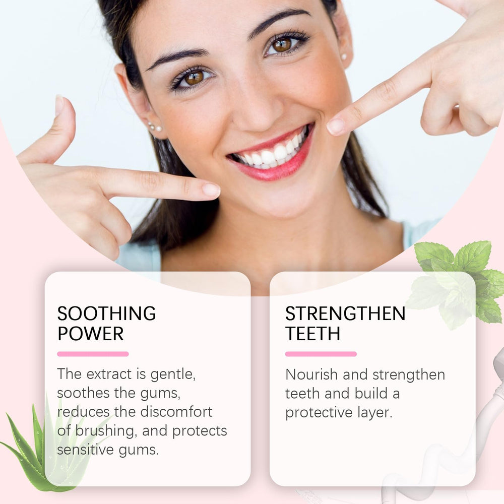 Natural mint flavor detail