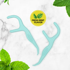 Mint flavor mouth feel after flossing