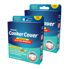 Mint menthol relief on a canker sore