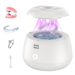 Exterior view of Minthouz Ultrasonic Retainer Cleaner with 200ml tank