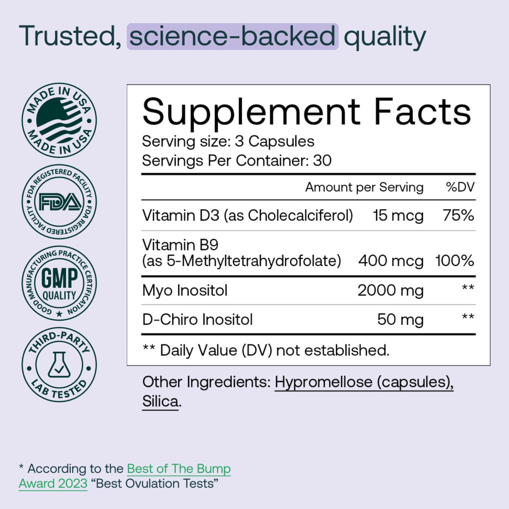 Graphic showing hormonal balance and PCOS symptom relief