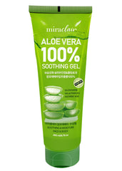 MIRACLAIR Aloe Gel travel-friendly bottle for on-the-go skincare.