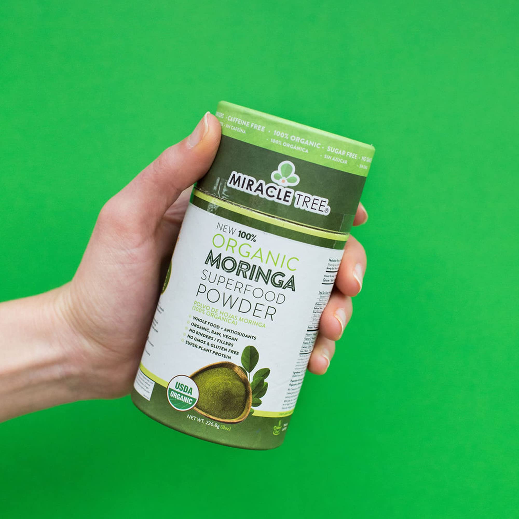 Sri Lanka grown Miracle Tree moringa leaves and powder