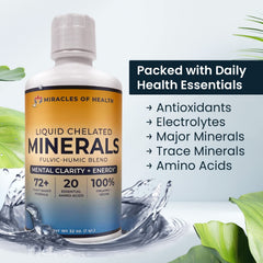 72+ plant-based minerals and trace minerals illustration