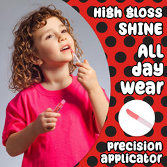 Miraculous lip gloss berry flavor provides juicy shine for daily wear.