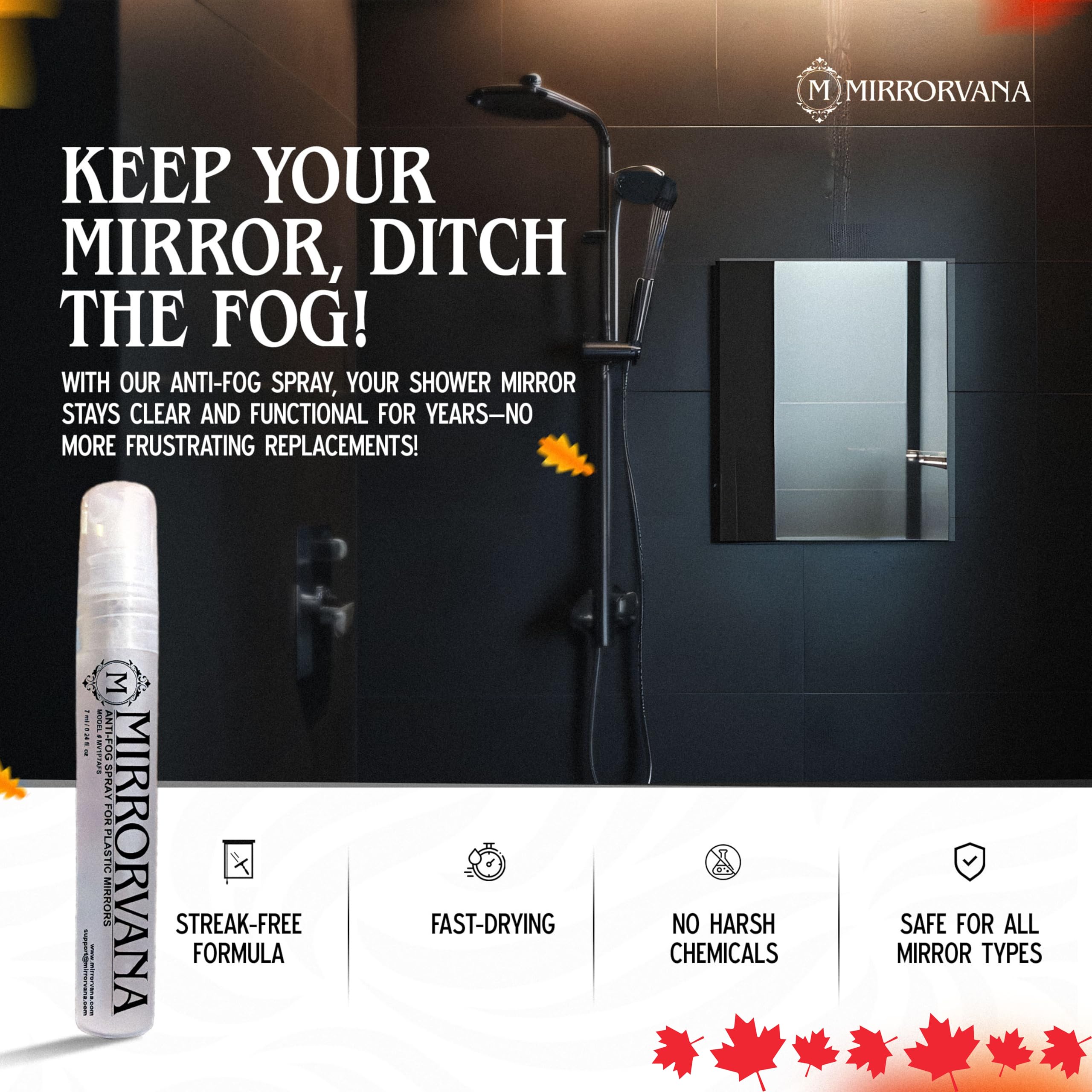 Safe for plastic mirrors — product image