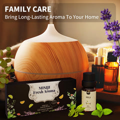 Amber glass bottle with dropper for MISIJI essential oil