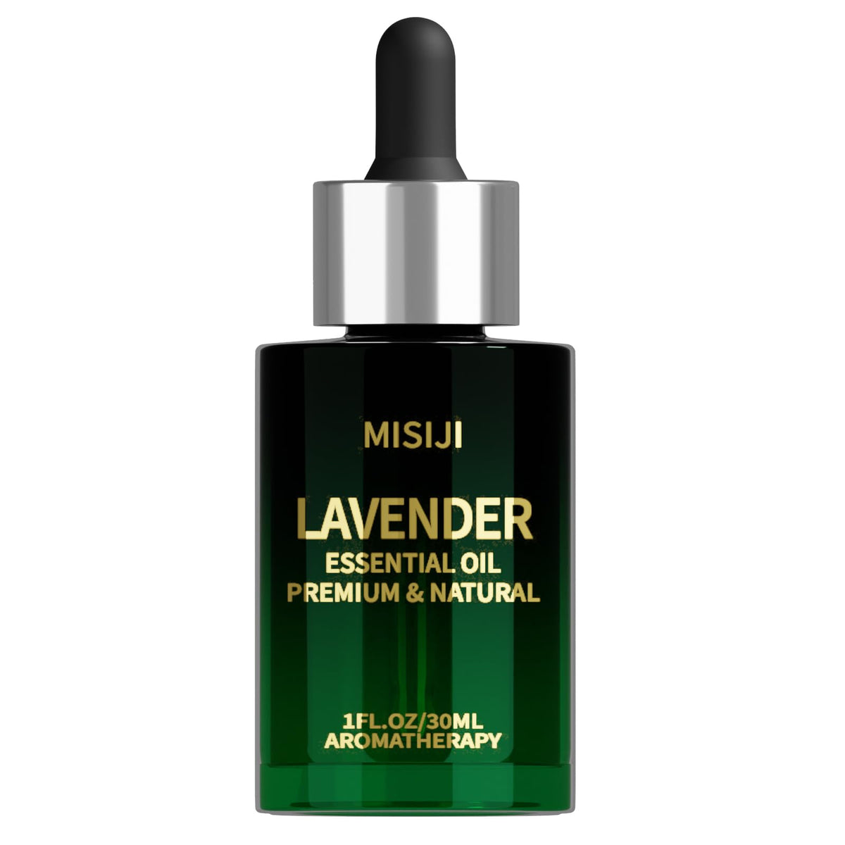 MISIJI Lavender Essential Oil 1 oz glass bottle with dropper