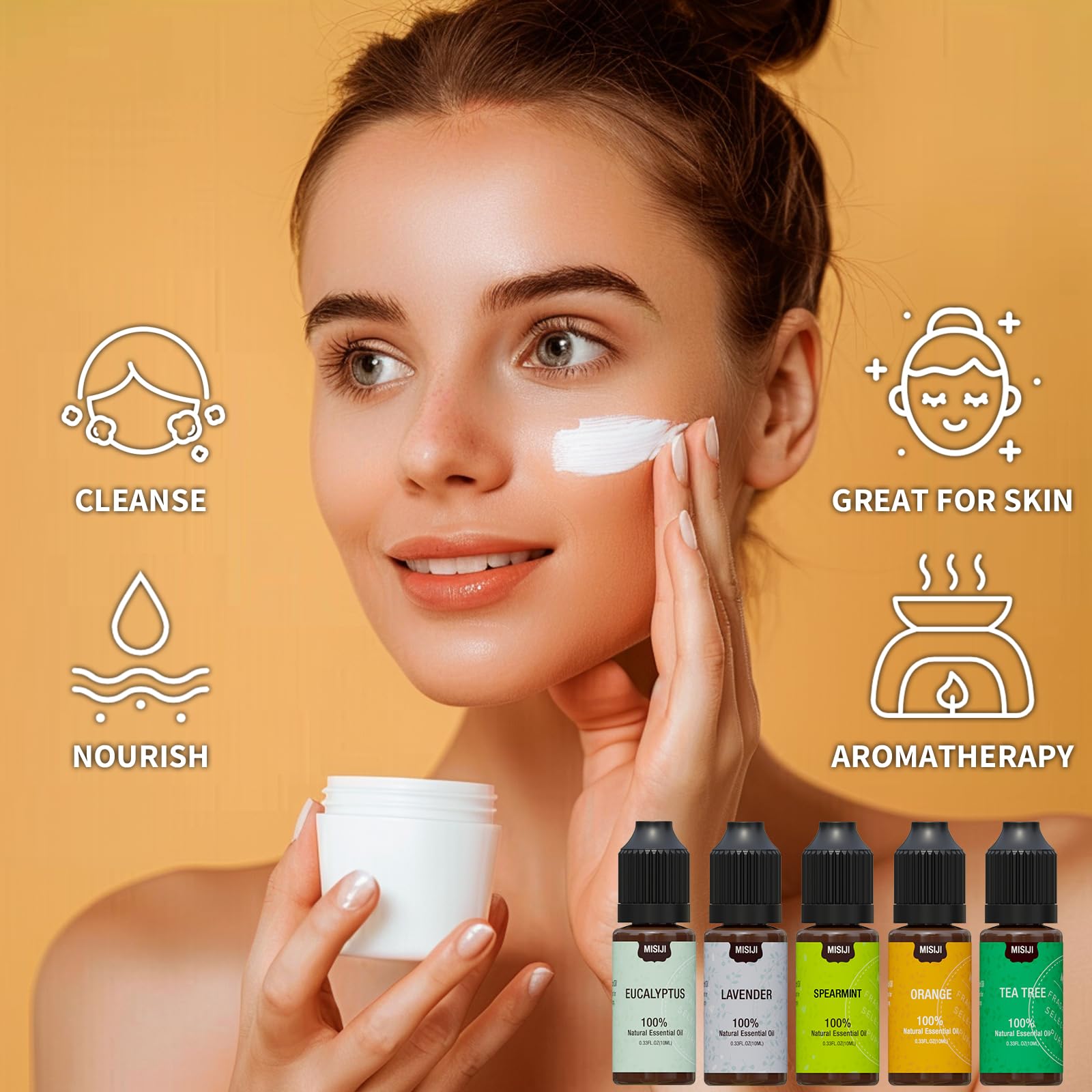 MISIJI essential oil packaging suitable for candle and soap making