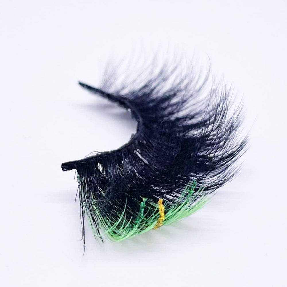 Miss Kiss luxury gift box lashes with green accent for a stylish present
