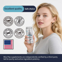 NAD+ molecule illustration for Miss Pep supplement