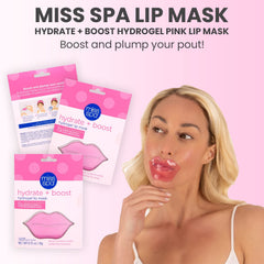 Lips appear smoother and more hydrated after MISS SPA treatment