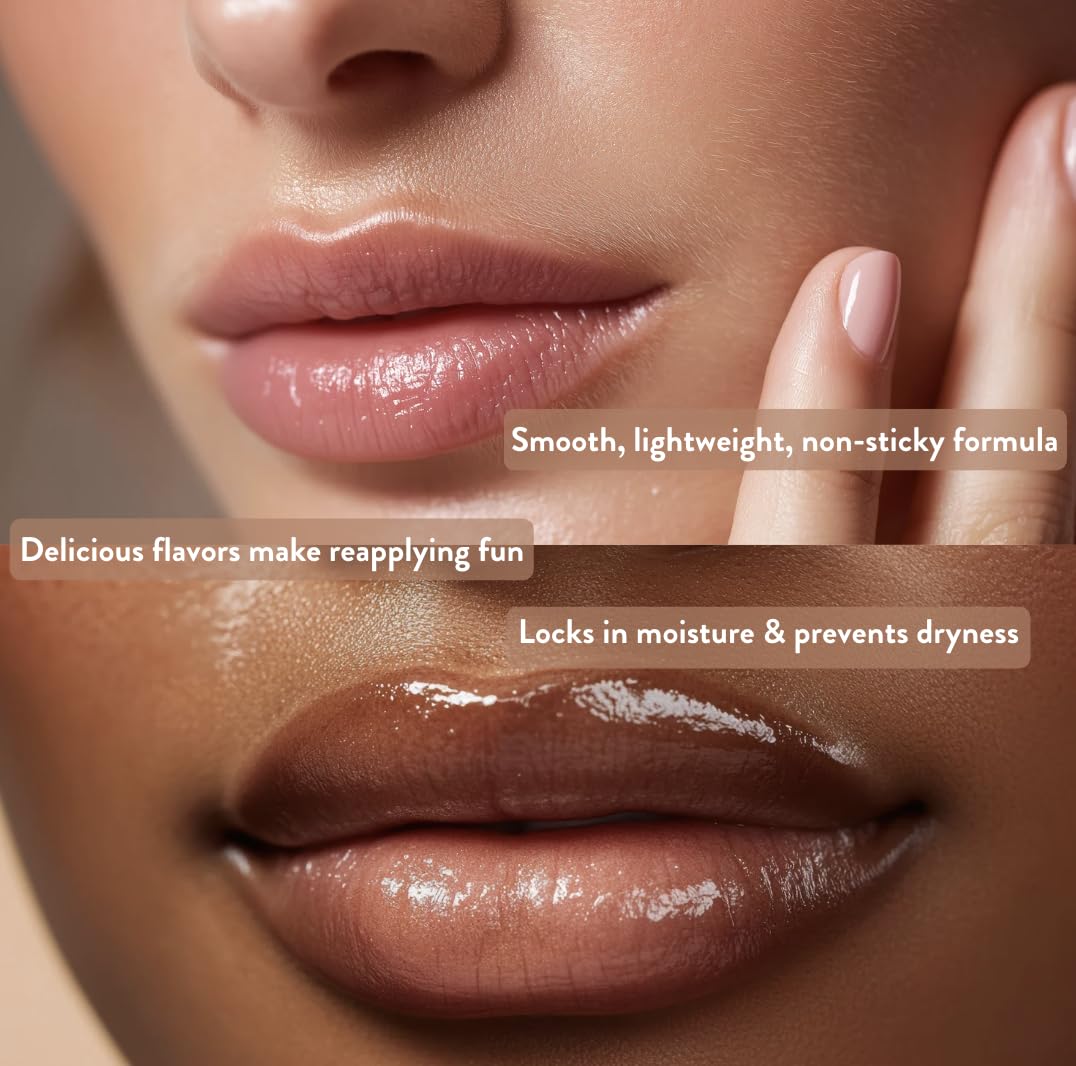 Miss Spa lip balm in Pina Colada nourishes dry lips with tropical hydration.