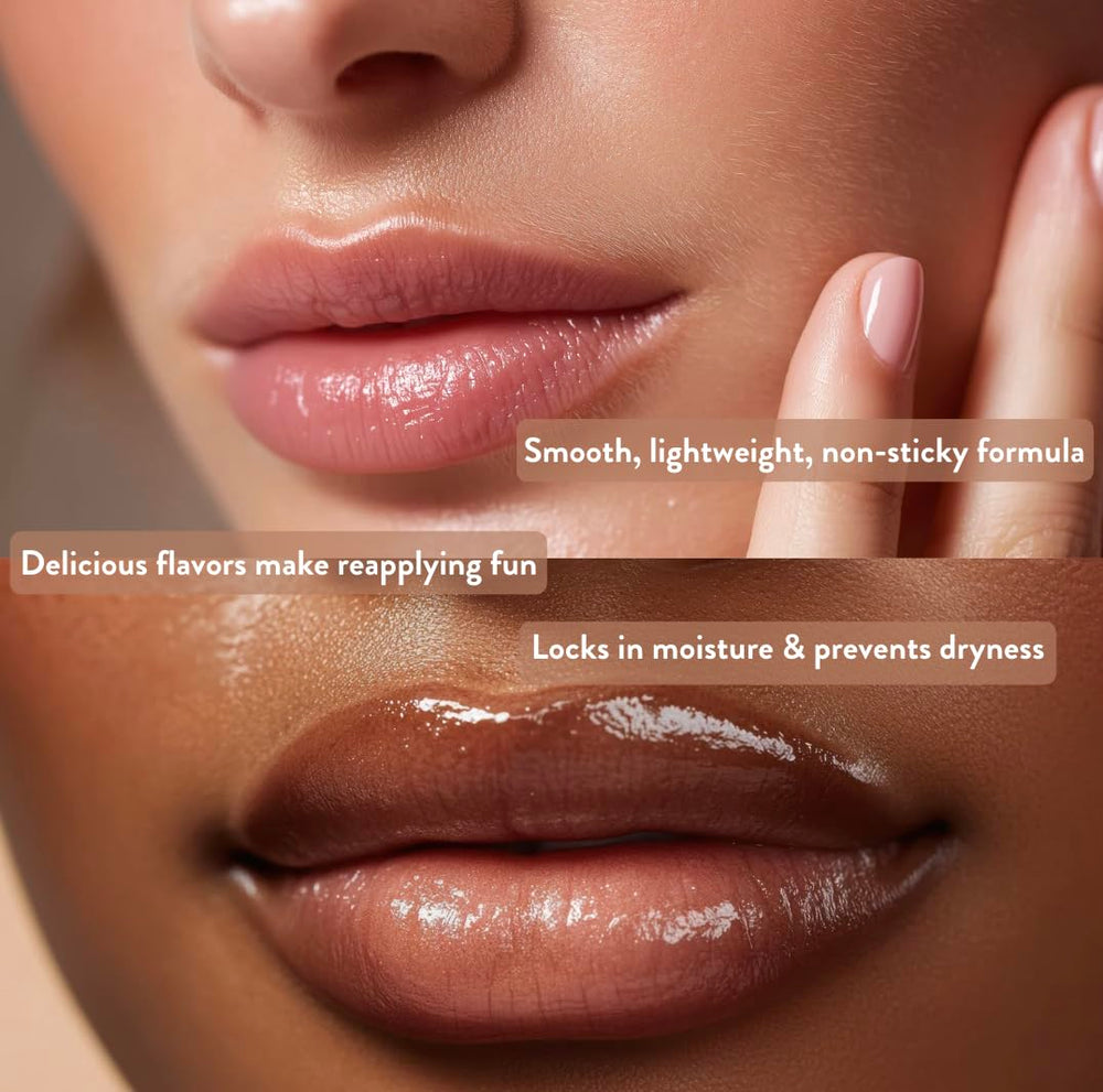 Miss Spa lip balm in Pina Colada nourishes dry lips with tropical hydration.